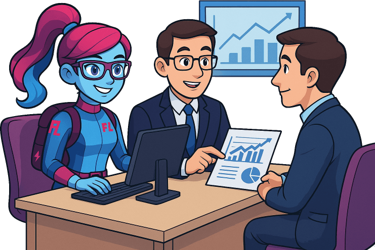 Business consultation meeting with professionals